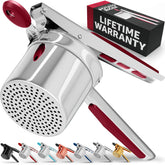 PriorityChef large 15oz potato ricer with roomy basket for quick, smooth mash.
