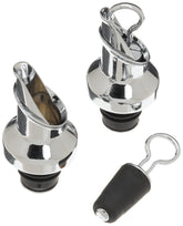 Prodyne wine pourer stopper set provides drip-free pour and airtight seal.