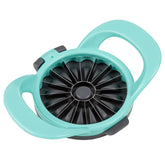 Progressive PrepWorks thin apple slicer in action, producing even slices for quick snacks.