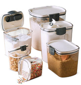 Progressive ProKeeper Flour Keeper with leveling bar for accurate baking measurements.