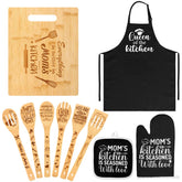 ProSuites cutting board mom gift—durable prep surface with decorative message.