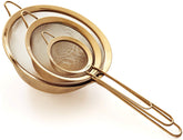 Proto Future strainer set 8-inch fine mesh for quick pasta draining.