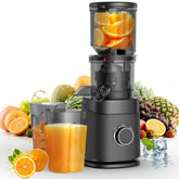 PSIIDAN juicer with wide-chute design for faster prep and whole-fruit juicing.