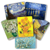 PSQIYMP van Gogh Starry Night magnet brightens the fridge and holds reminders.