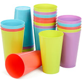 Pumtus 24-pack colorful tumblers ready for parties and everyday hydration
