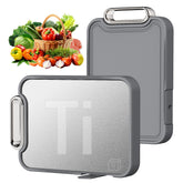 Puppiluv titanium double-sided cutting board with pure titanium surface for meats