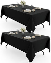 Pureegg rectangle tablecloth with wrinkle-resistant surface for elegant dining settings.