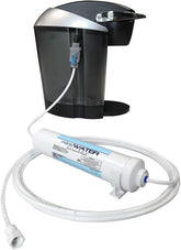 PureWater Filters reservoir-refill shows quick access to fresh filtered water.