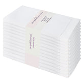 PurpleEssences hemstitch napkins set of twelve, 18x18 inches, soft cotton for elegant dining.