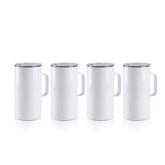 PYD Life 20 oz sublimation tumbler with handle and lid for hot or cold drinks