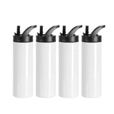 PYD Life 4 pack sublimation tumblers in white with 20 oz capacity and straight walls