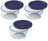 Pyrex 7200 2-cup glass bowl ready for storage and reheating leftovers