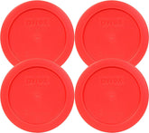 Pyrex 7200-PC red lid 4-pack for 2-cup bowls
