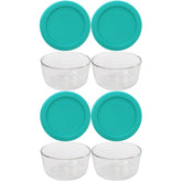 Pyrex 7202 1-Cup glass bowls show contents clearly for quick prep