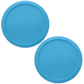 Pyrex 7402-PC bright blue Pantone lid for 6-7 cup bowls, replacement quality.