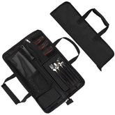 Qchengsan chef knife roll with 12 slots for organized, portable kitchen gear.