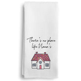Qeheb Nana Gifts kitchen towel with waffle texture, perfect for stylish kitchen decor and everyday drying.