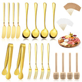 Qeirudu gold cheese spreader for smooth topping on crackers