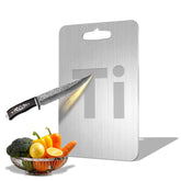 Qianying titanium cutting board 11.5x8 inches for compact kitchen prep and easy cleanup