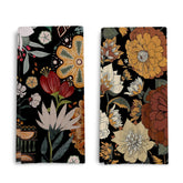 Qpenm abstract floral kitchen towel showcases soft yet durable waffle weave for everyday cooking.