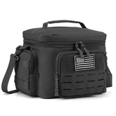 QT&QY tactical lunch bag front pocket for quick meal access on the go