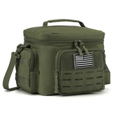 QT&QY Tactical Lunch Bag front pocket for easy access
