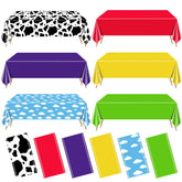 QUERICKY story tablecloth with sky clouds for playful party ambiance and surface protection.