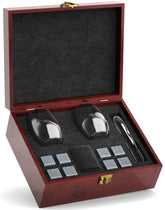 Quiseen premium chill rocks with eight stones for undiluted cold cocktails.