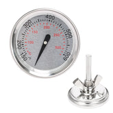 QuliMetal thermometer panel dial displays precise Weber temperatures.