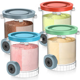 QVN Ninja Swirl Pints 4 Pack closed pint with secure lid for storage