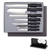 RADA 7-piece starter knife set ready for everyday prep and precise slicing.