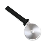 RADA pizza cutter handle close-up showing durable ergonomic grip for smooth slicing.