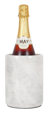 Radicaln marble wine chiller, six-point-five-inch height, keeps bottle cool on demand.