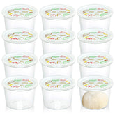Rainmae 12-piece pizza dough proofing boxes keep dough separate for even fermentation.
