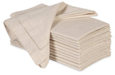 Ramanta Home napkins 20x20 close-up with hemstitched edge for everyday dining.