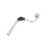 Rancilio Silvia steam wand front view with o-ring for easy replacement and better frothing.