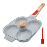 RANX INGST ceramic egg pan with blue lid for even heat and fluffy omelettes