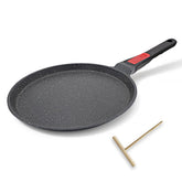 RANX INGST crepe pan with detachable handle for safe storage and use