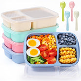 RASUSS 5-pack bento box lunch containers offer durable, BPA-free storage for everyday meals.