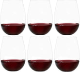 Ravenscroft reinforced-base stemless glass provides stability and refined heft for everyday entertaining.