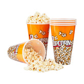 Raymea popcorn buckets retro design front view for family movie nights.