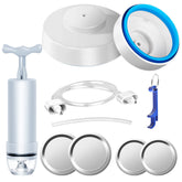 RECAT mason jar vacuum sealer kit wide-mouth seals freshness for jams and sauces.