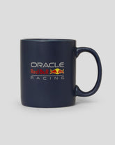 Red Bull Racing mug side view for energized mornings
