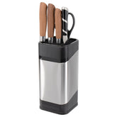 RedCall kitchen knife holder front view highlights compact countertop organization.