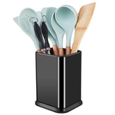RedCall countertop utensil holder shows ample capacity and easy reach.