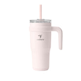 REDUCE 24oz stainless steel tumbler with handle keeps drinks cold for hours.