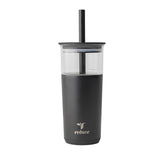 REDUCE Aspen 20oz glass tumbler with lid preserves cold beverages for hours
