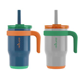 REDUCE Coldee kids tumbler two-pack front view for on-the-go hydration