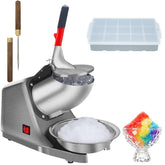 Reespring Snow Cone Machine front view, compact design for home entertaining.