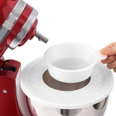 Reikame mixer bowl cover for tilt-head 4.5-5 quart protects against splashes while mixing